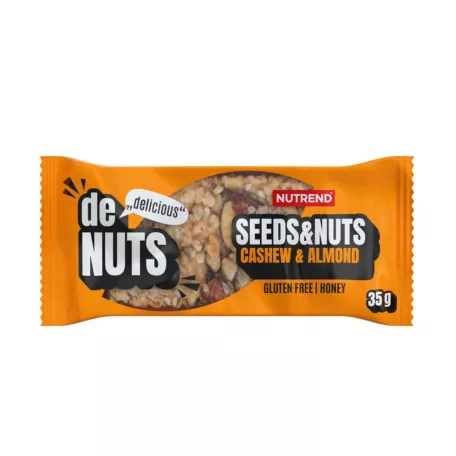 NUTREND DeNuts Seeds+Nuts Cashew+Almond 1 karton (35gx42db)
