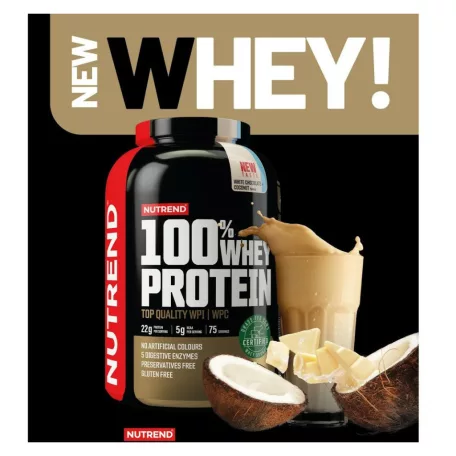 NUTREND 100% Whey Protein Ice Coffe 1 karton (30gx10db)