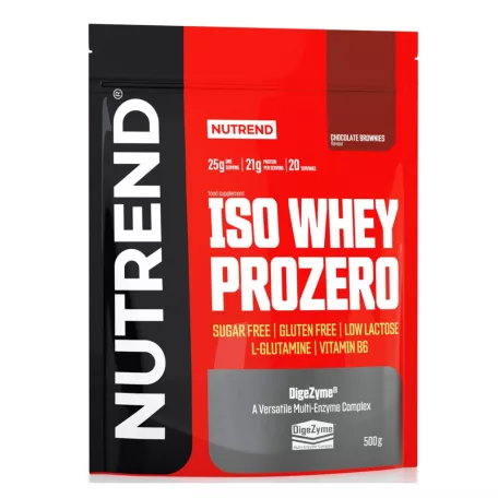 NUTREND Iso Whey Prozero Vanilla Pudding 1 karton (25gx20db)