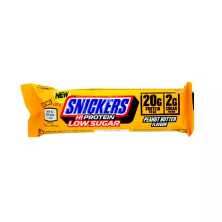 SNICKERS High Protein Low Sugar Bar Peanut Butter 1 karton (57gx12db)