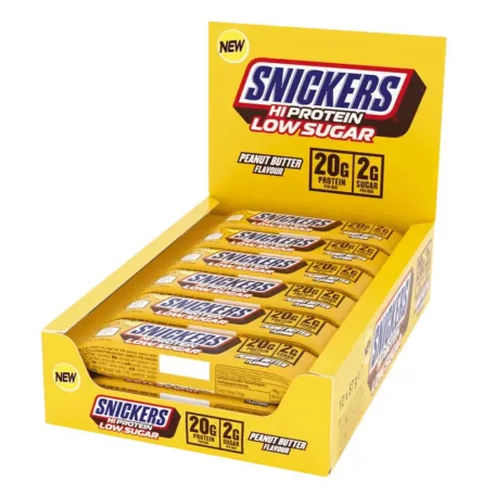 SNICKERS High Protein Low Sugar Bar Peanut Butter 1 karton (57gx12db)
