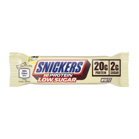 SNICKERS High Protein Low Sugar Bar White Chocolate 1 karton (57gx12db)