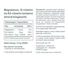 Vitaking MagneTrio [Mg+K2+D3] 30 kapszula