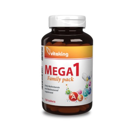 Vitaking Mega1 mutlivitamin a családnak 120 tabletta