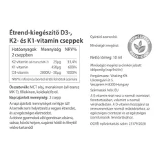 Vitaking D3+K2+K1-vitamin CSEPPEK 10ml