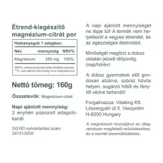 Vitaking Magnézium Citrát por 160g