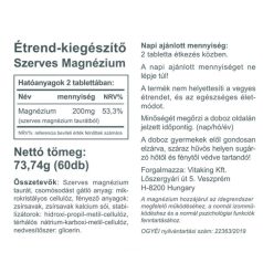 Vitaking Magnezium Taurat 100mg 60 tabletta