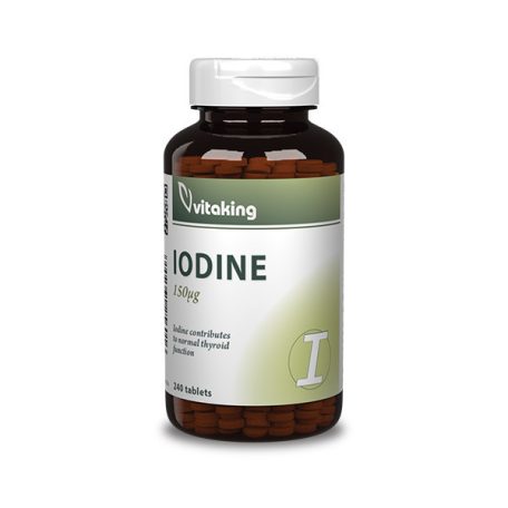 Vitaking Jód (Iodine) 150mcg 240 tabletta