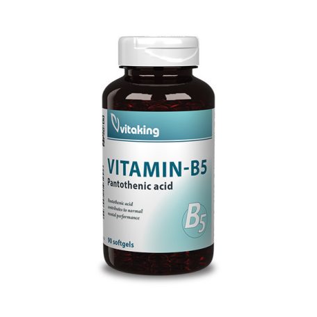 Vitaking B5 - Pantoténsav 200mg 90 gélkapszula