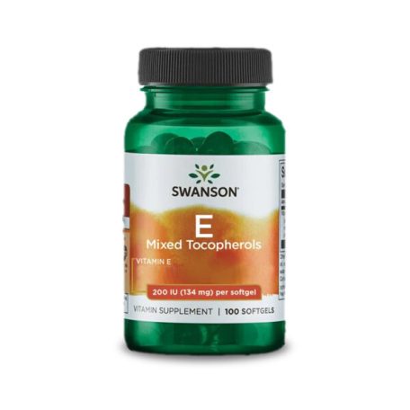 Swanson E vitamin 200NE mixed tocopherol 100 gélkapszula