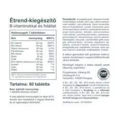 Vitaking Mega B-50 komplex 60 vegán tabletta