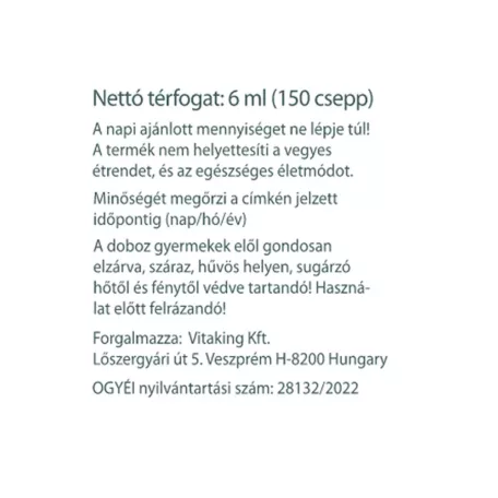 Vitaking FFLORA10 élőflórás készítmény 6ml