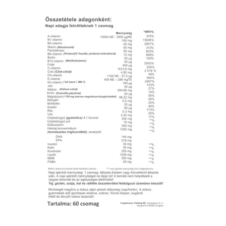 Vitaking 365 Multivitamin Sport csomag