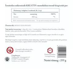 Vitaking Kreatin Monohidrát 255g