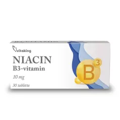 Vitaking B3 Niacin 10mg 30 tabletta