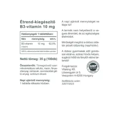 Vitaking B3 Niacin 10mg 100 tabletta