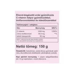 Vitaking Instant Supreme C-vitamin 150g Szeder íz