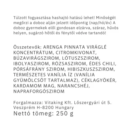 Vitaking Fitt Porcukor 250g