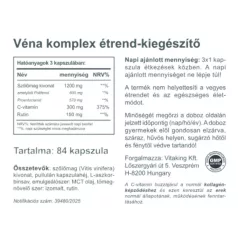   Vitaking Véna komplex (Szőlőmag + Rutin + C-vitamin) 84 kapszula