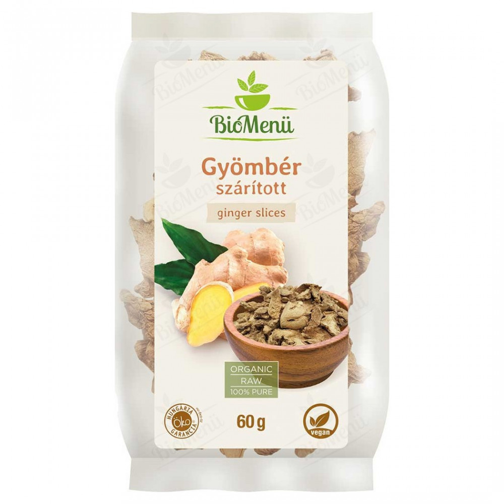 BioMenü BIO Gyömbér szárított 60g BioMenü BIO Gyömbér szárított 60g