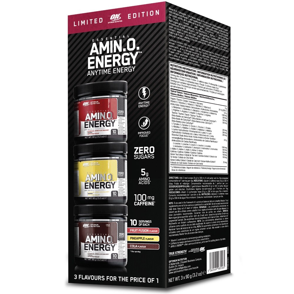 ON Amino Energy Trial Size Pack 3x90g ON Amino Energy Trial Size Pack 3x90g